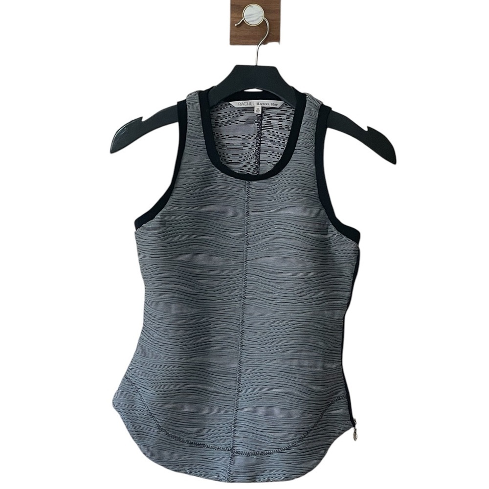 Rachel Zoe Women’s Grey Fitted Sleeveless Top